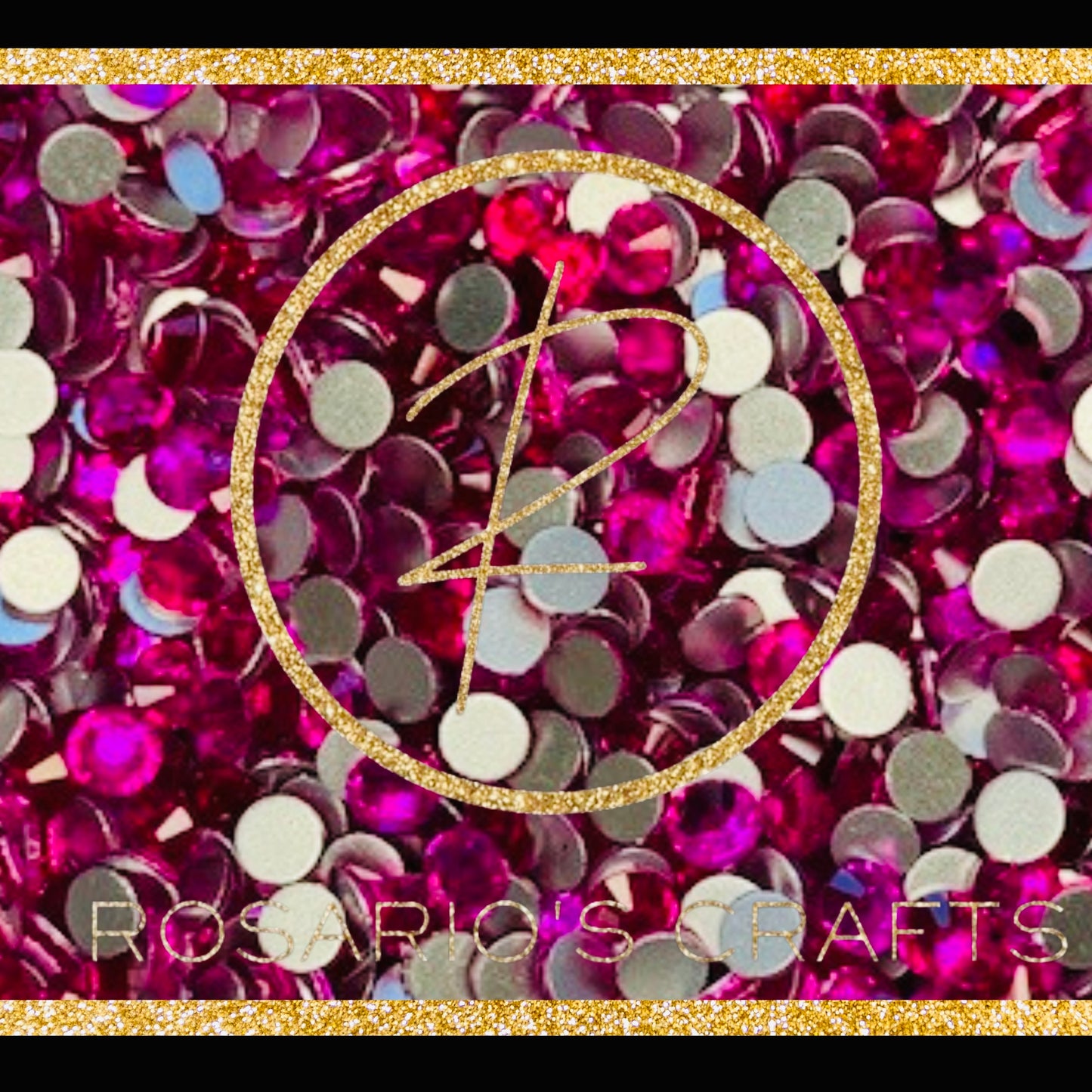 LT. ROSE B GLASS FLATBACK RHINESTONES