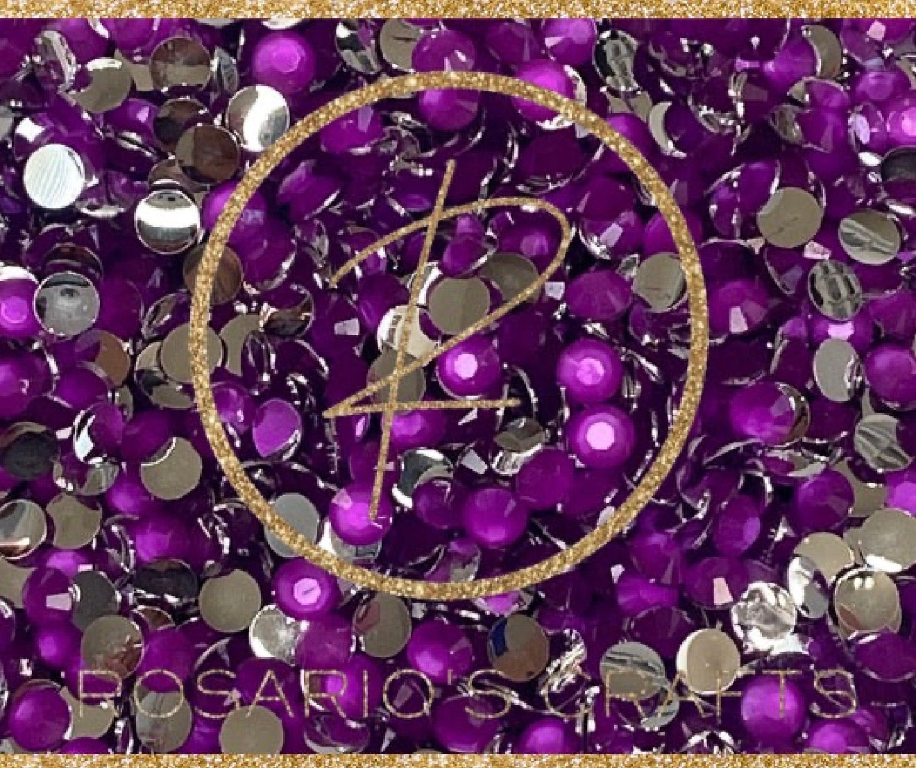 Neon dark amethyst Resin rhinestones by the size/scoop