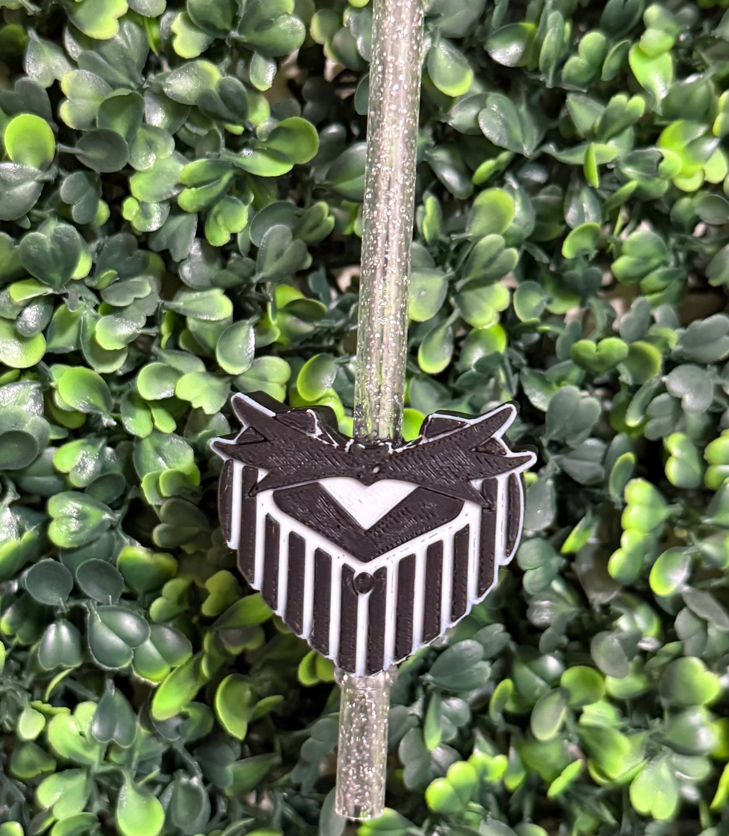 Bow tie straw topper