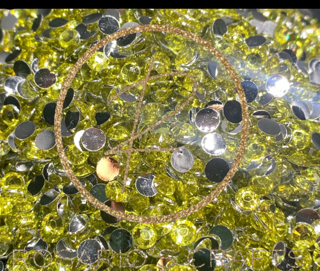 Silver back ab rhinestone scoops