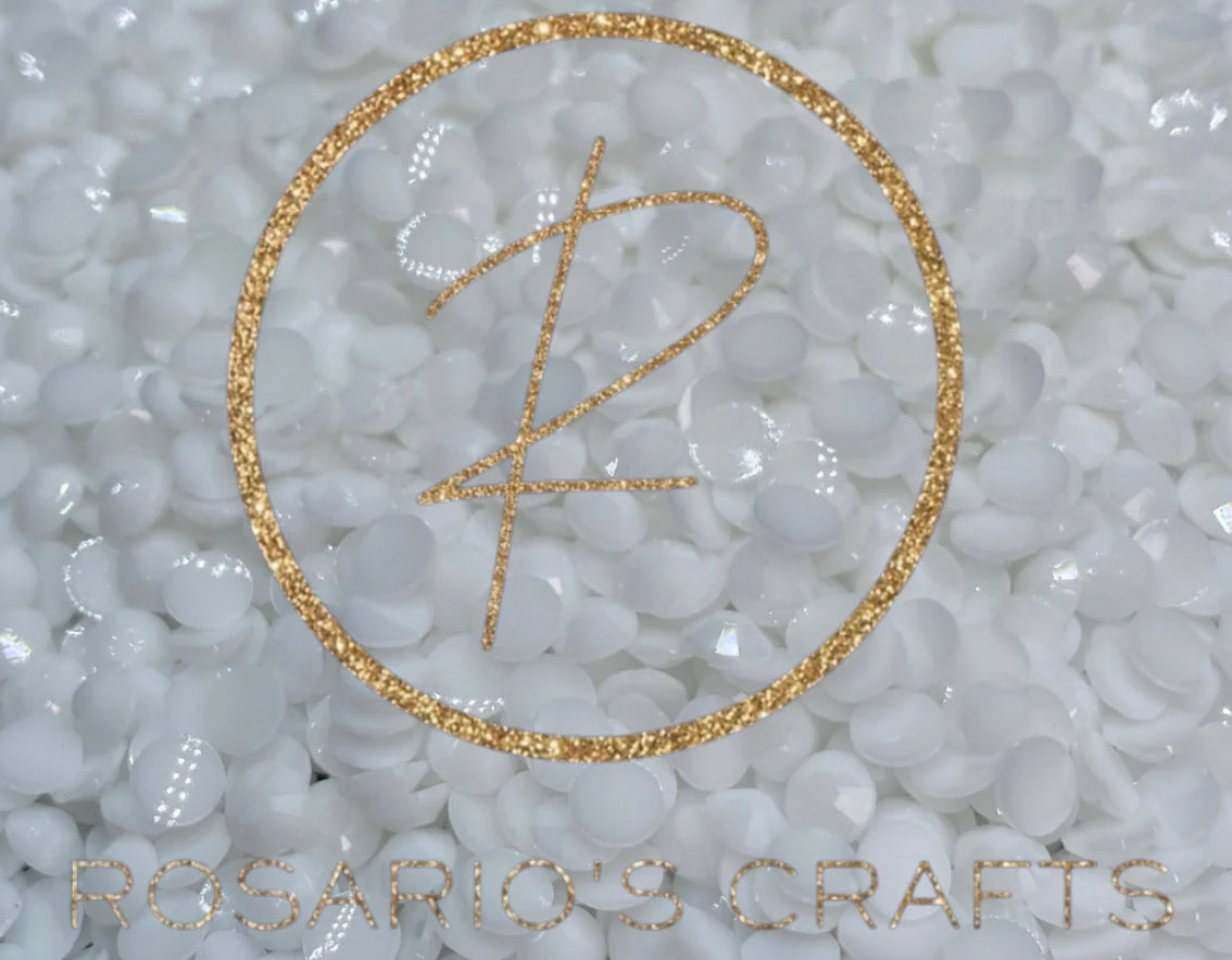 OPAQUE JELLY RESIN RHINESTONE SCOOPS