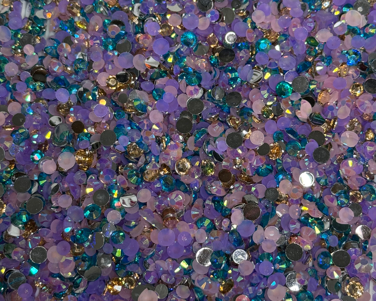 MAKE YOUR OWN Mix PICK YOUR COLORS ON LIVE RESIN RHINESTONES