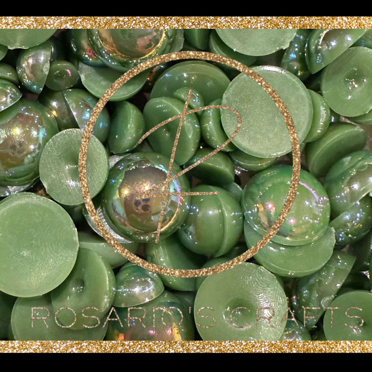 AB and multicolor FLATBACK pearls