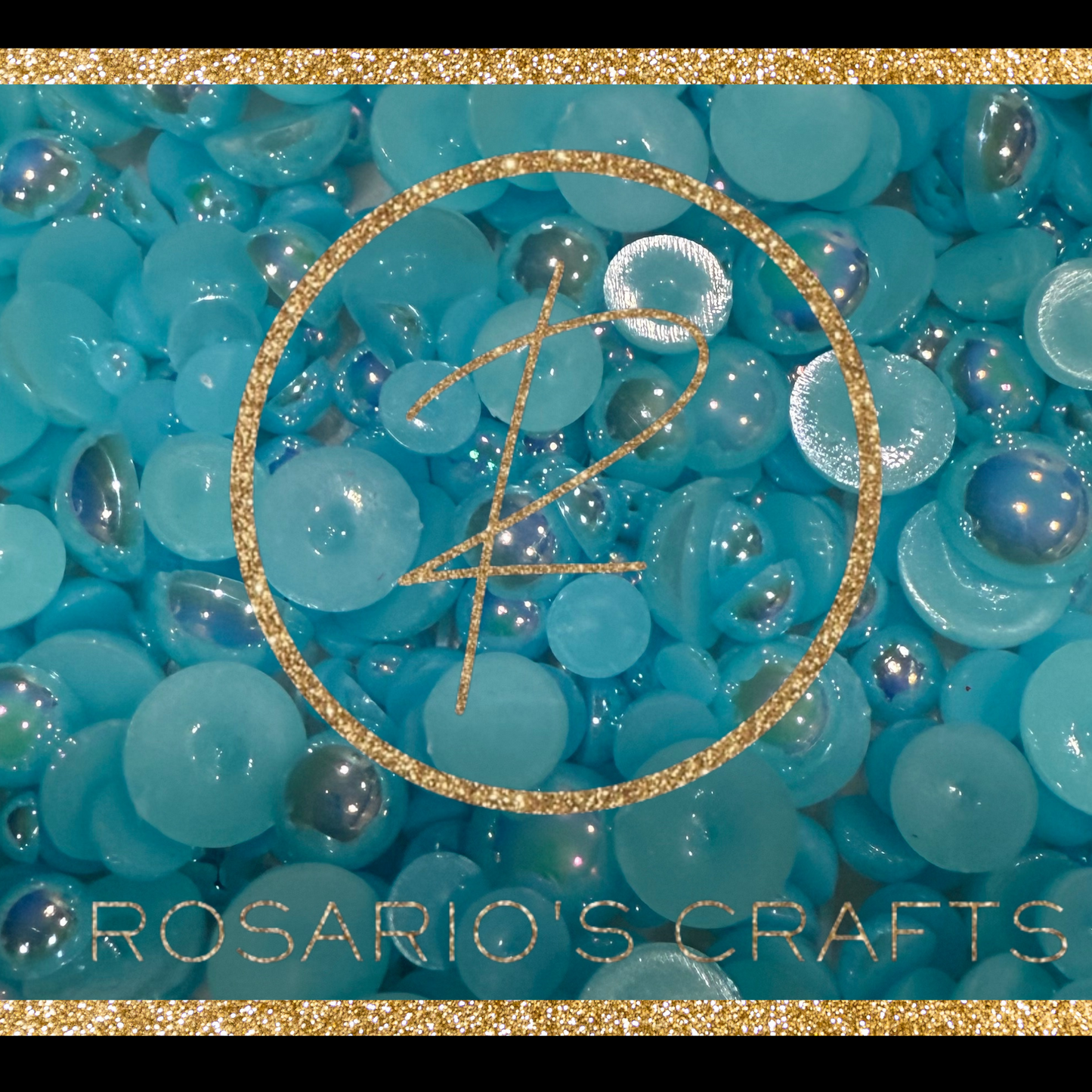 AB and multicolor FLATBACK pearls