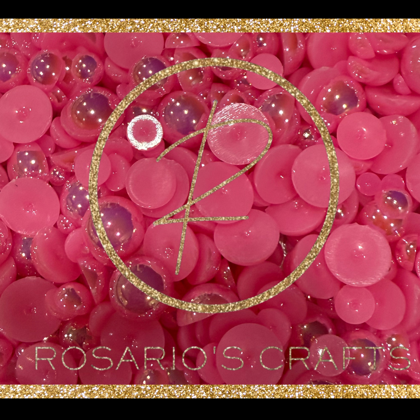 AB and multicolor FLATBACK pearls
