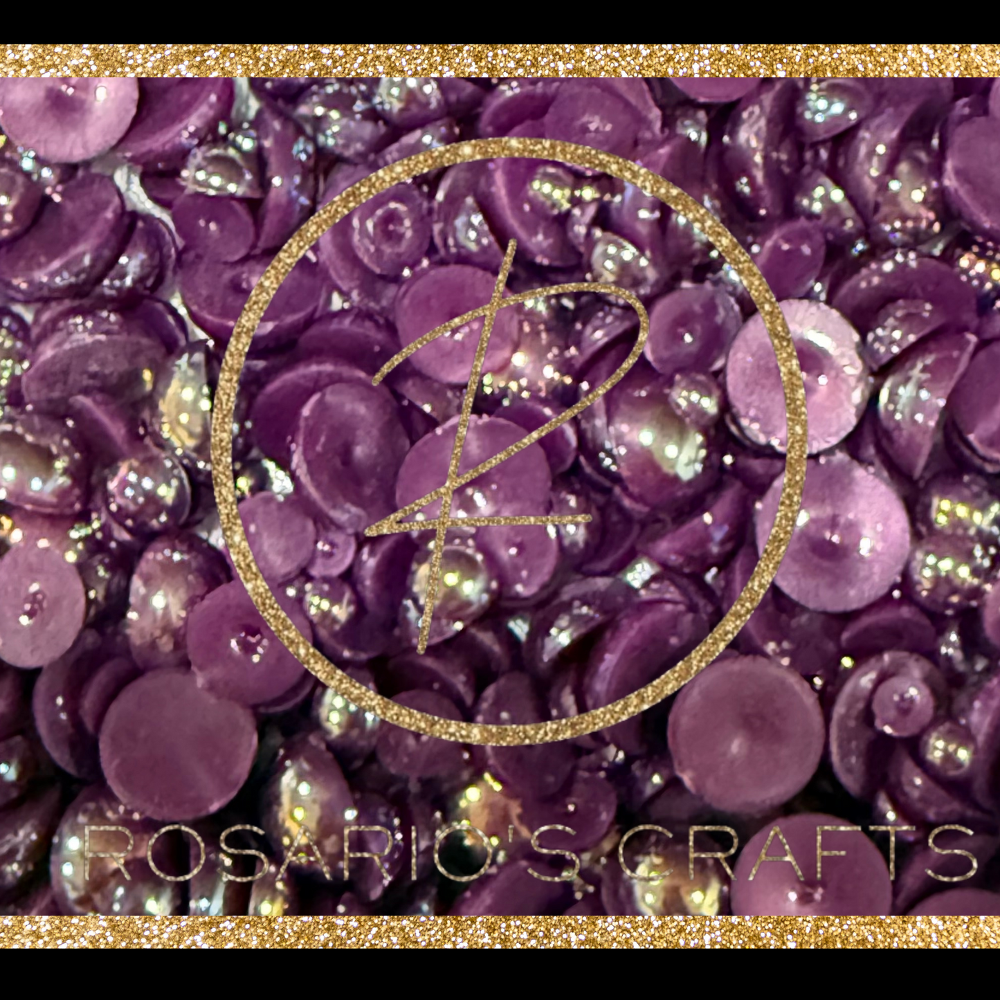 AB and multicolor FLATBACK pearls