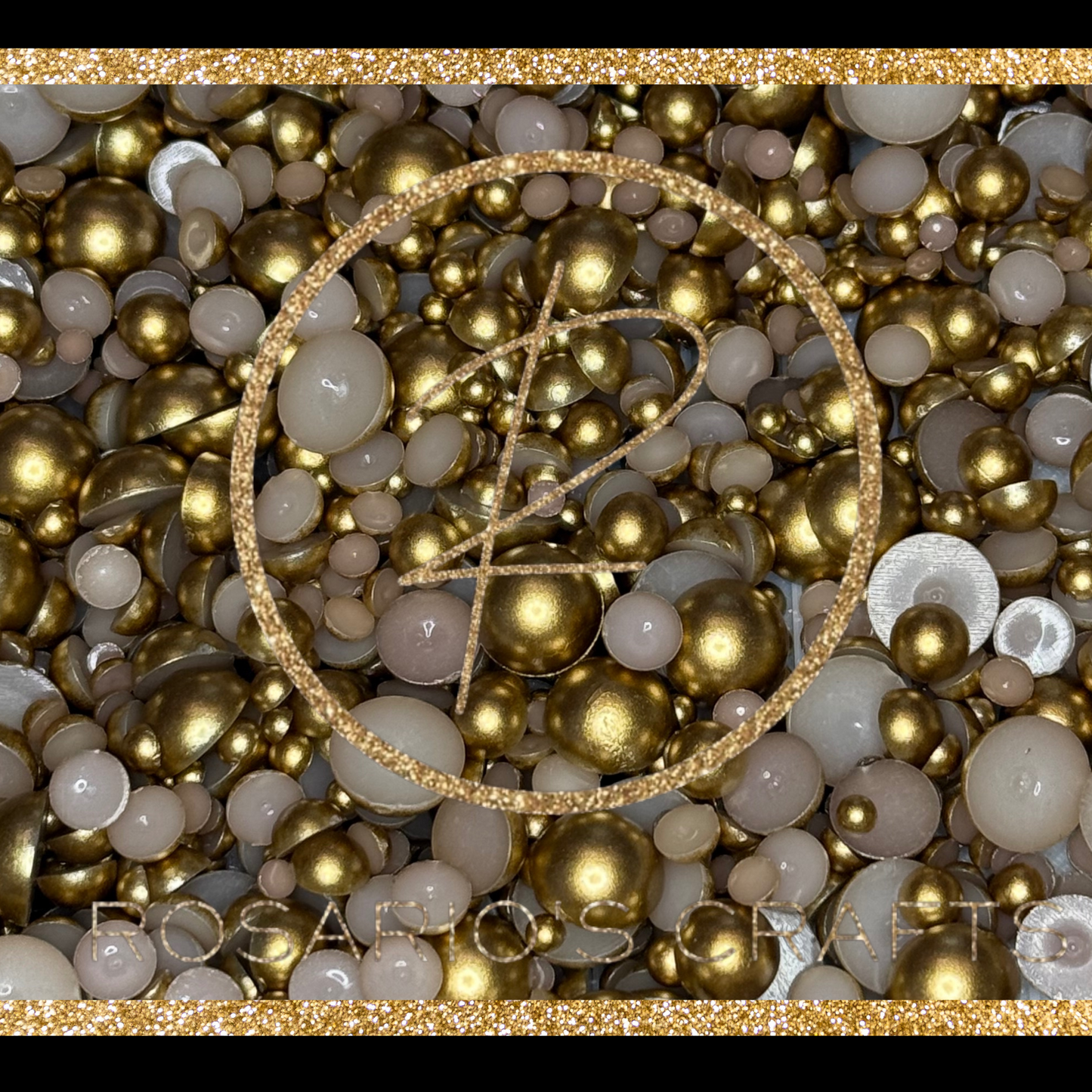 FLATBACK Half pearl scoops SOLID COLORS