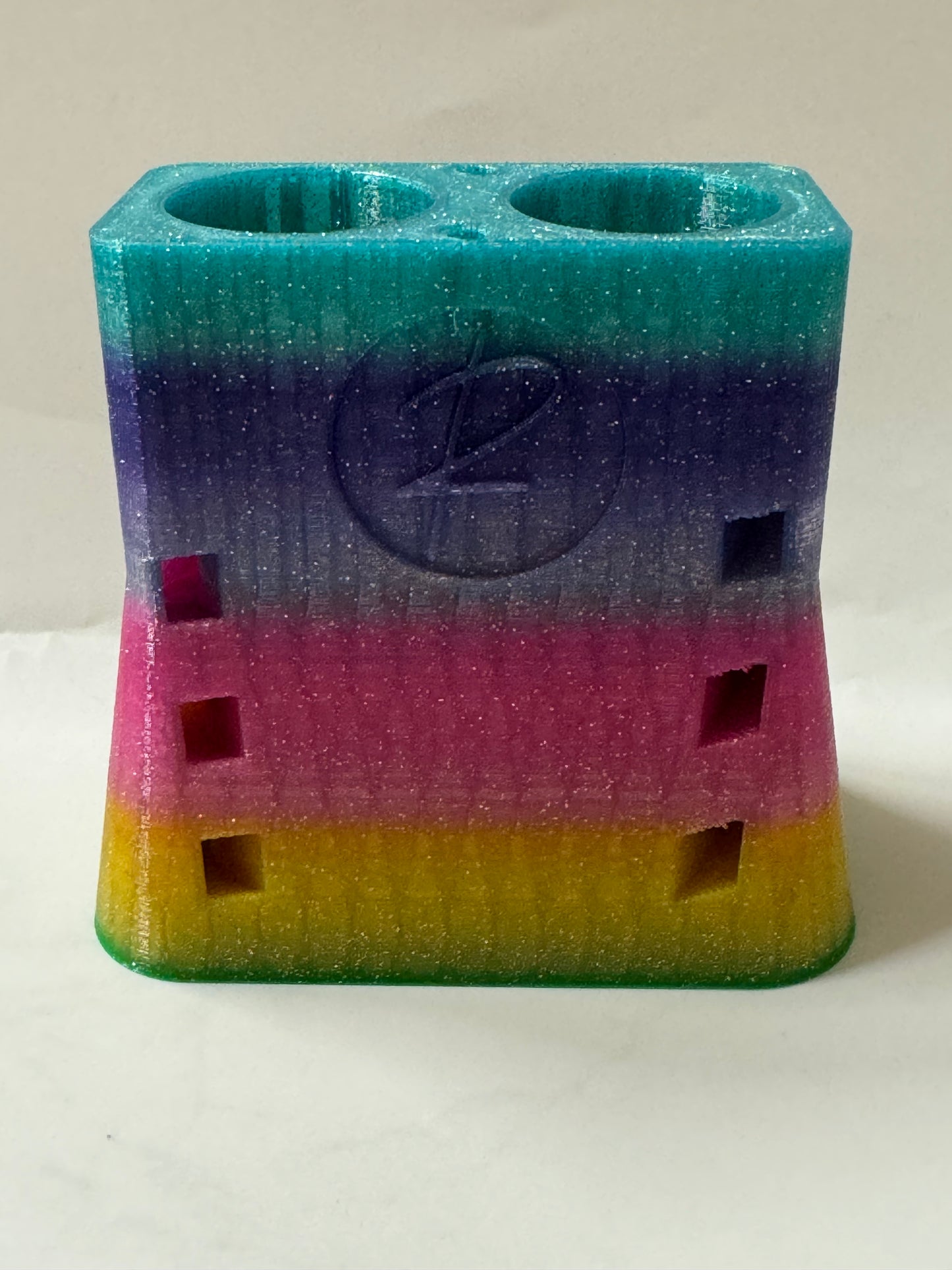 Double glue bottle holder