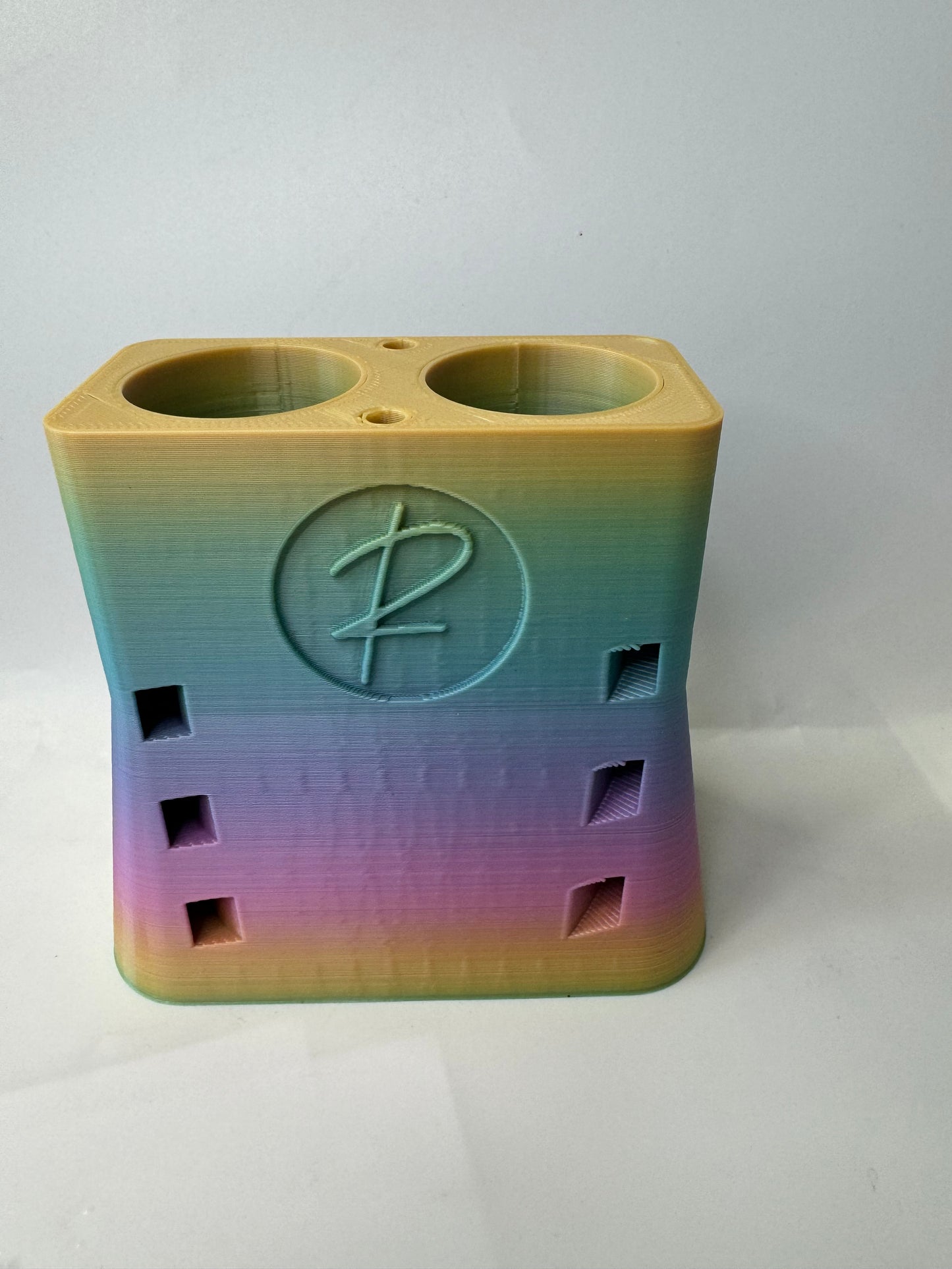 Double glue bottle holder