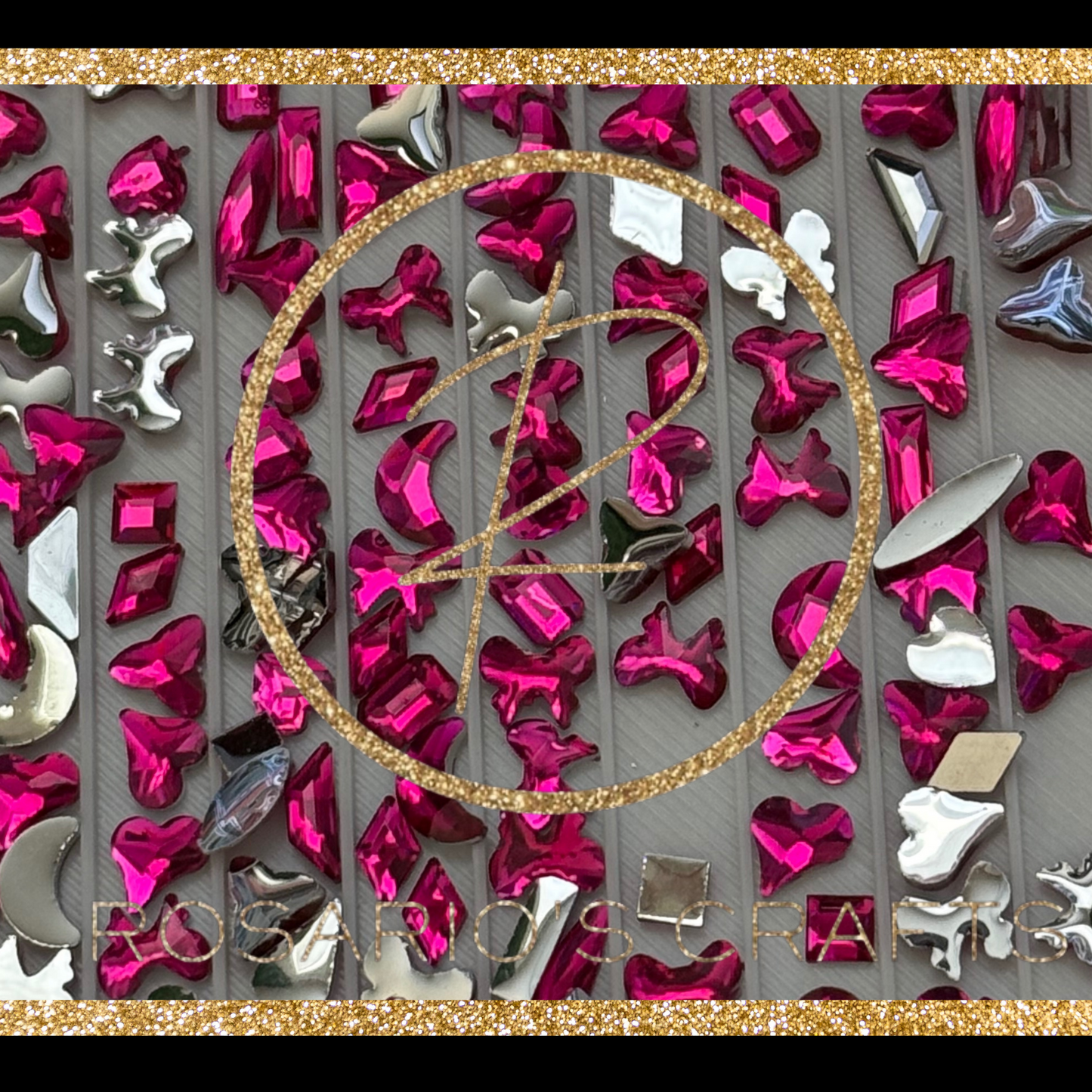 Resin shaped rhinestone