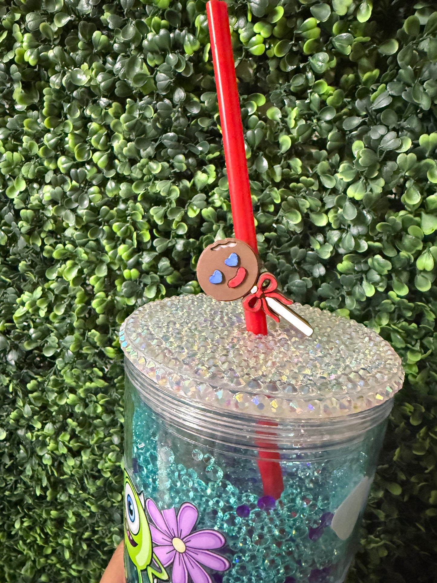 Paleta payaso straw topper