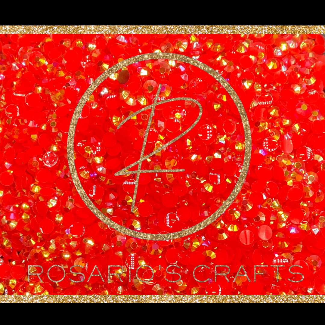 SIAM AB JELLY RESIN FLATBACK RHINESTONES