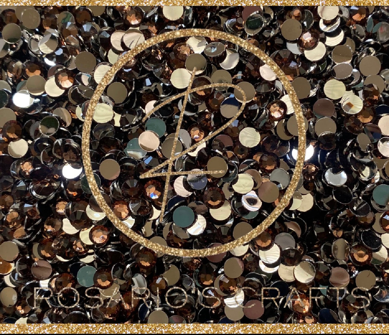 COFFEE SB Resin rhinestones by the size/scoop