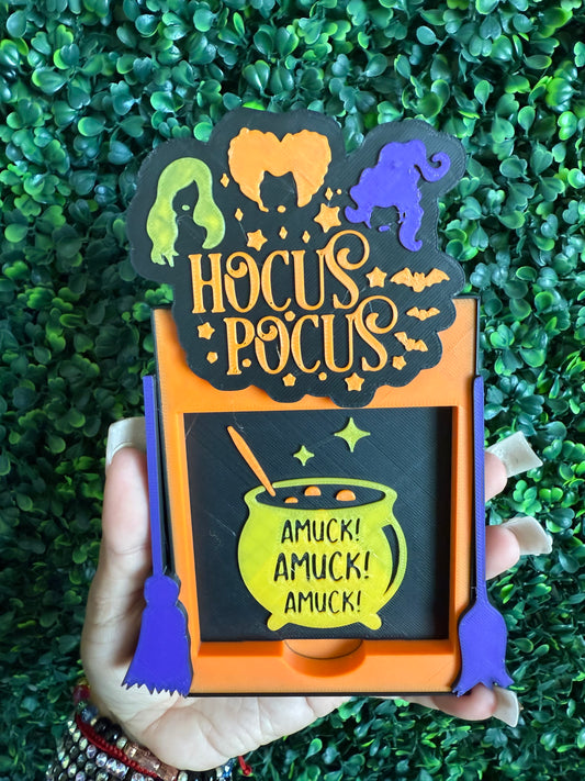 AMUCK,AMUCK STICKY NOTE PAD HOLDER
