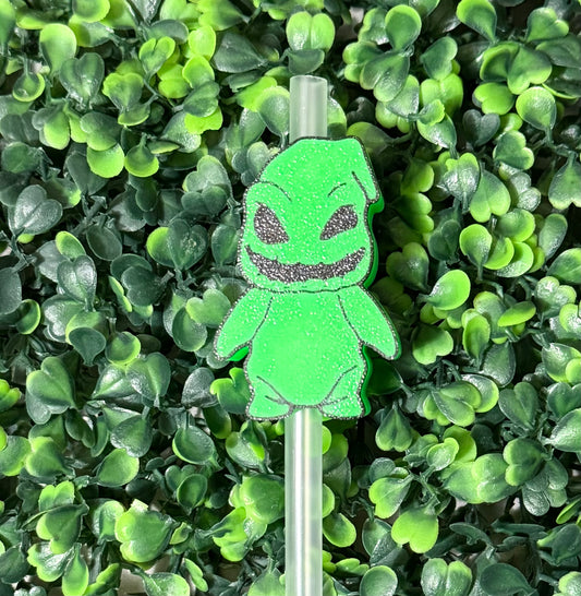 Green guy straw topper 10mm