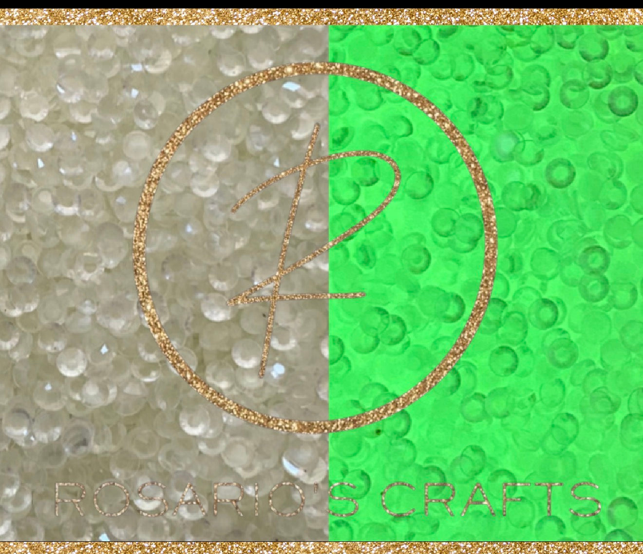 Transparent glow in the dark Resin rhinestones by the size/scoop