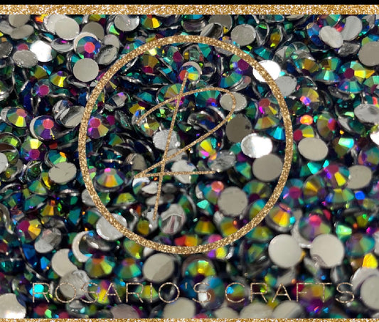 Dark amethyst ab SB Resin rhinestones by the size/scoop