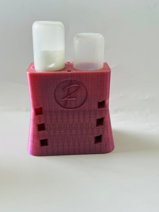 Double glue bottle holder