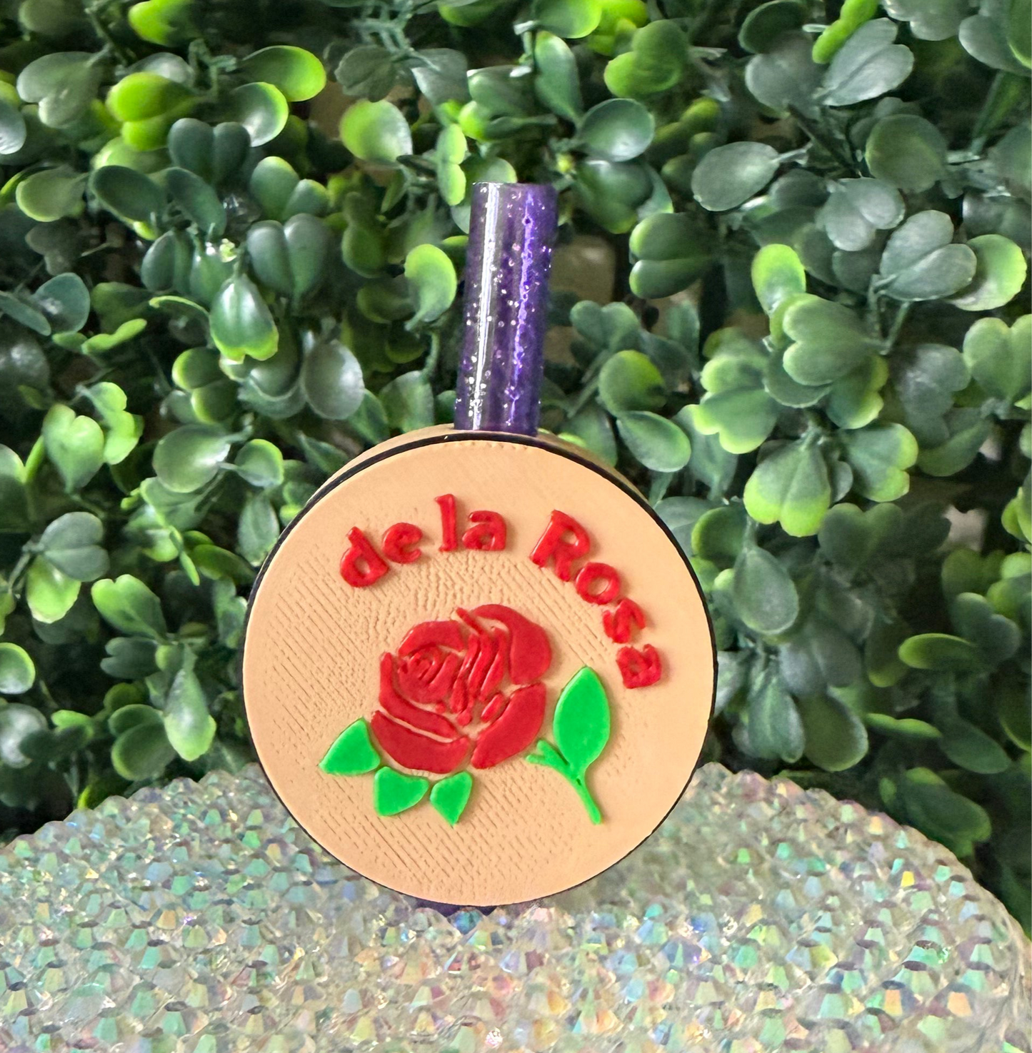 Mazapan straw topper