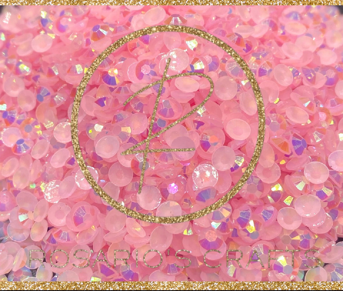 Light pink ab jelly rhinestones by the size/scoop