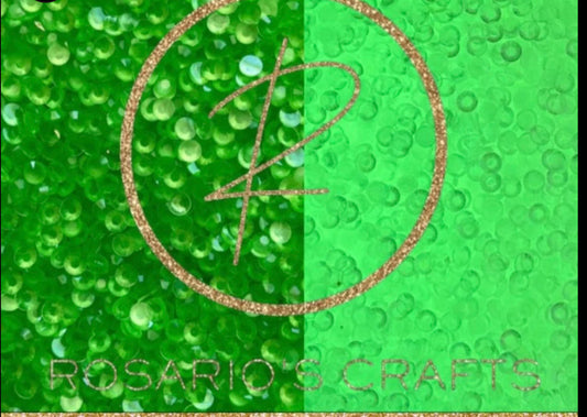 GLOW IN THE DARK RESIN RHINESTONE SCOOPS