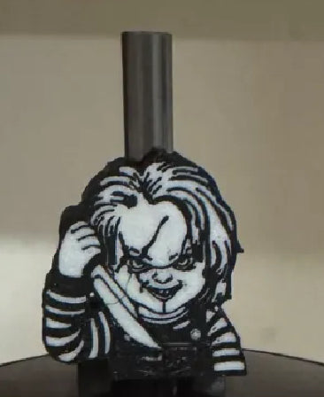 Chucky straw topper