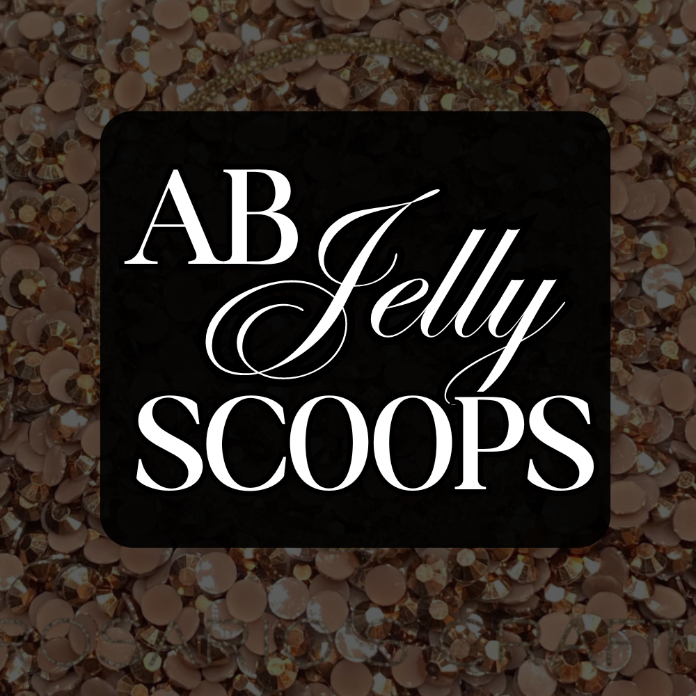 AB JELLY RHINESTONE SCOOPS