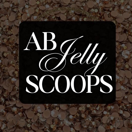 AB JELLY RHINESTONE SCOOPS