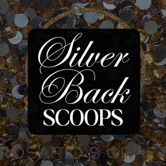 SILVERBACK RHINESTONES RHINESTONE SCOOPS