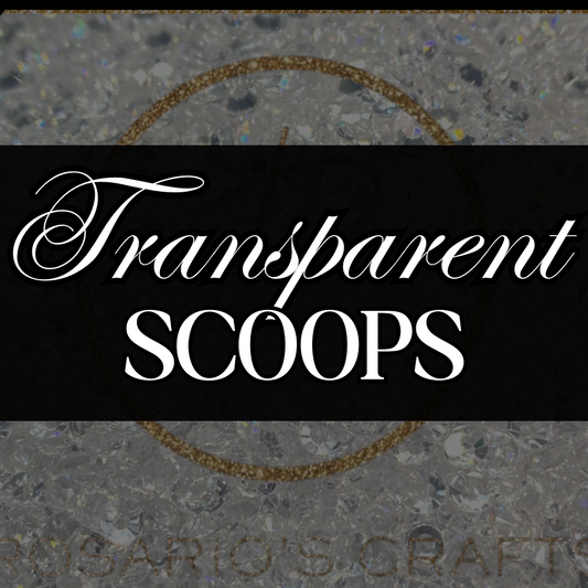 TRANSPARENT RESIN RHINESTONES