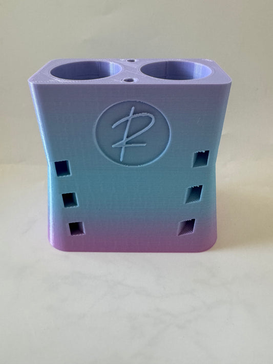 Double glue bottle holder