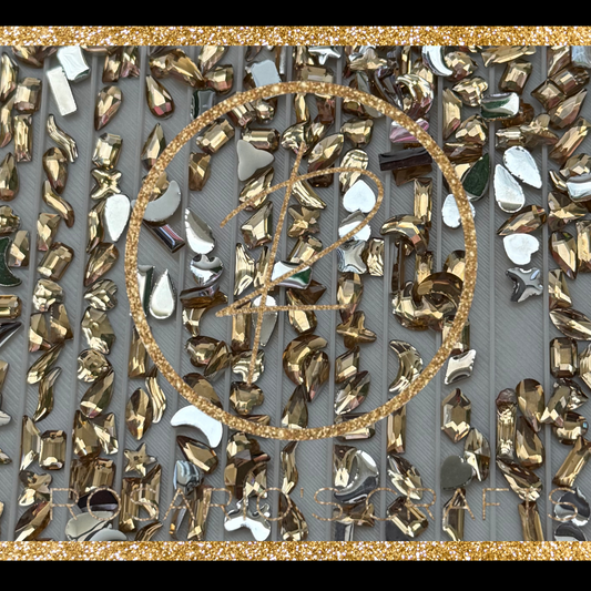 Resin shaped rhinestone