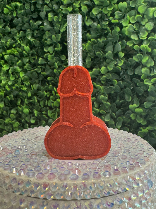 Adult rocket launcher straw topper