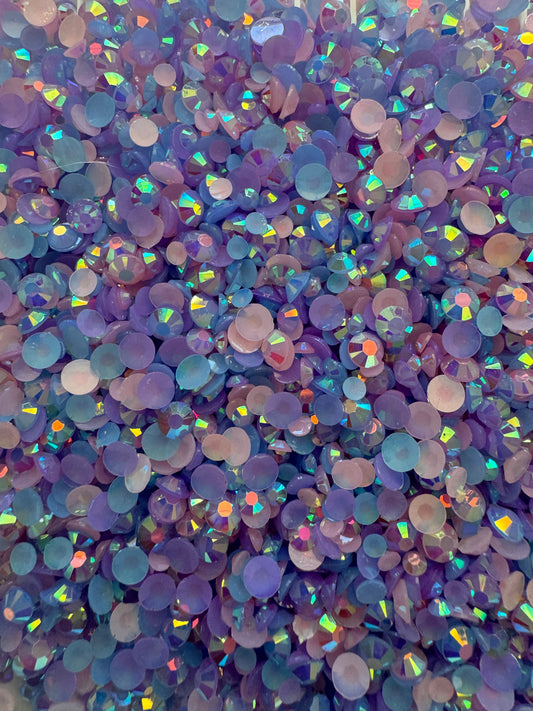 MAKE YOUR OWN Mix PICK YOUR COLORS ON LIVE RESIN RHINESTONES