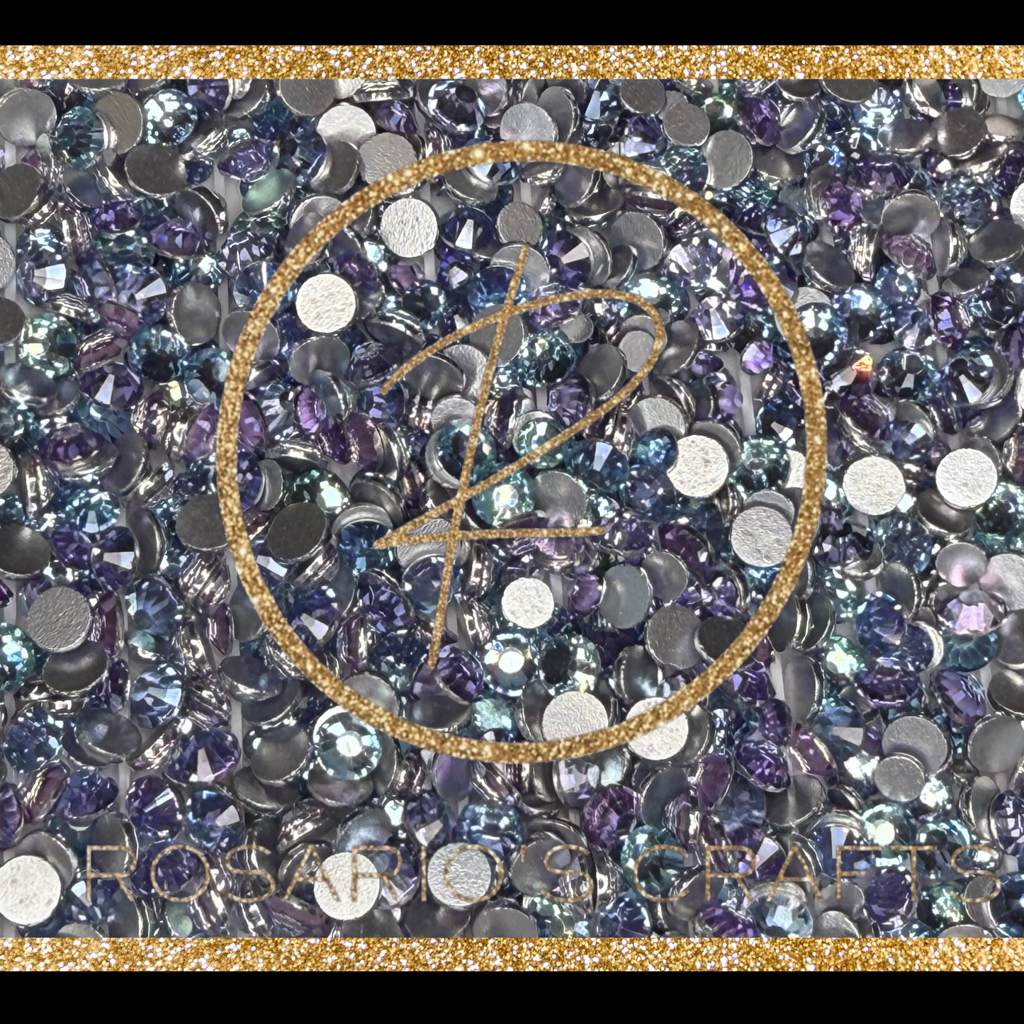 Glass rhinestone scoops