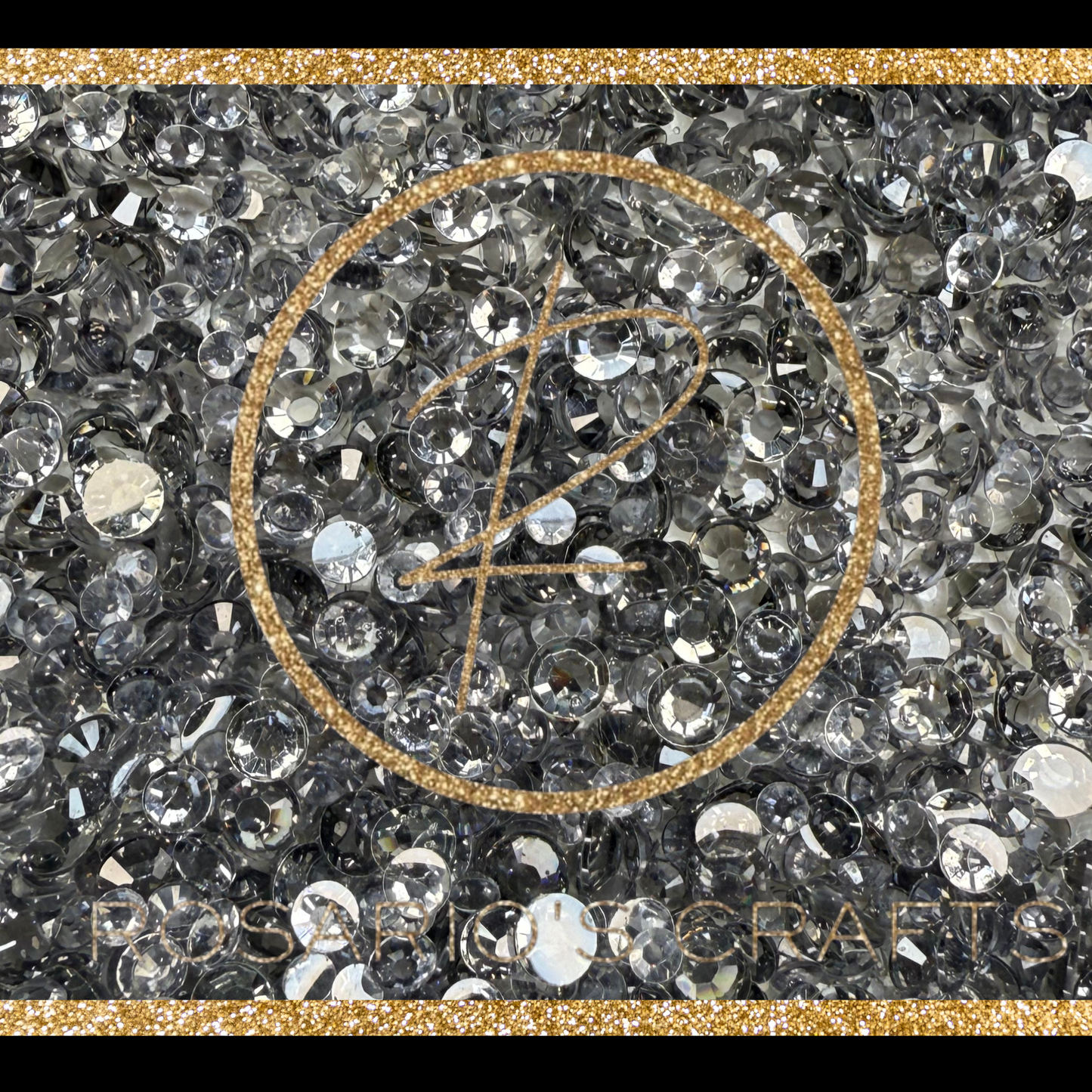 TRANSPARENT RESIN RHINESTONES