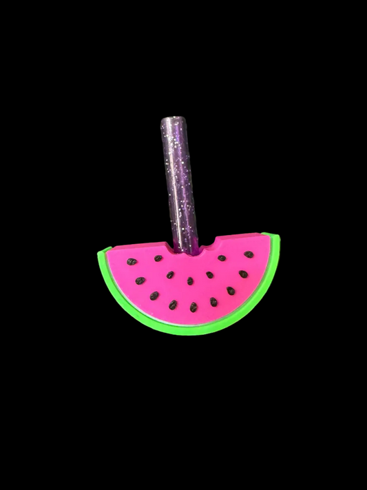 Watermelon straw topper
