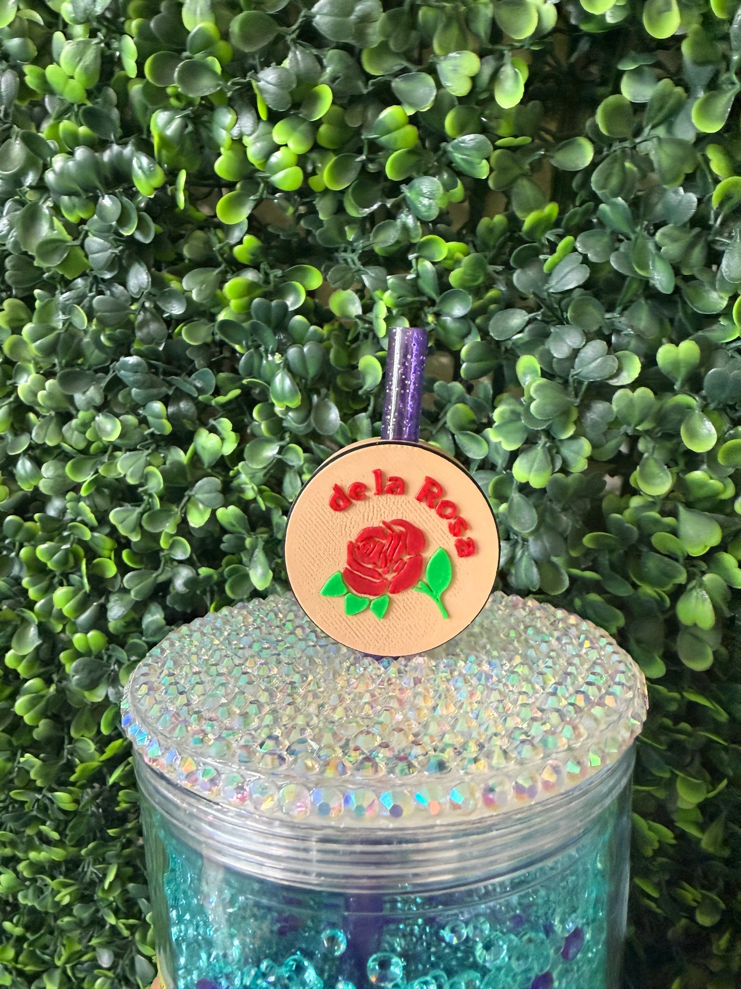 Mazapan straw topper