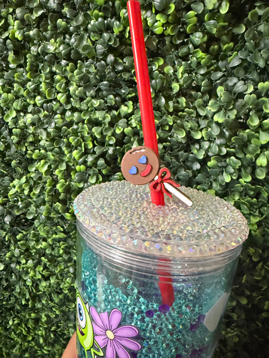 Paleta payaso straw topper