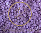 Opaque light amethyst Resin rhinestones by the size/scoop