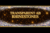 TRANSPARENT AB RHINESTONE SCOOPS (Copy)