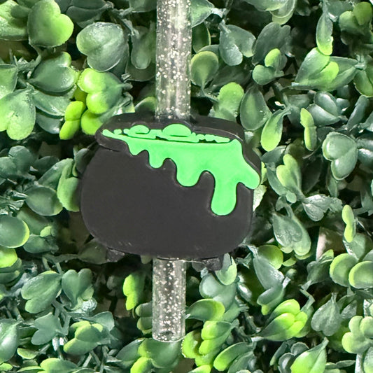 CAULDRON STRAW TOPPER