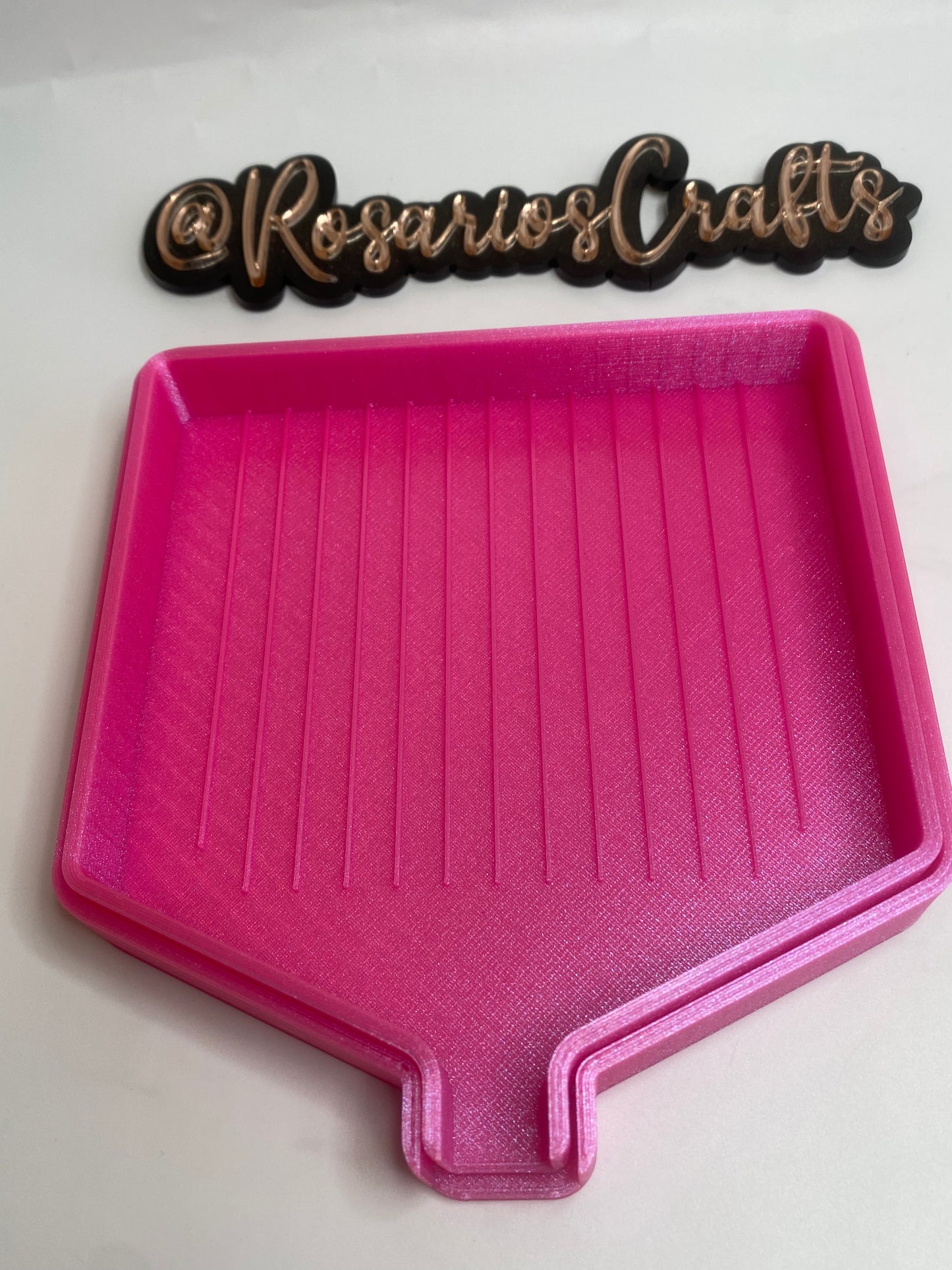 3d printed rhinestone printed trays