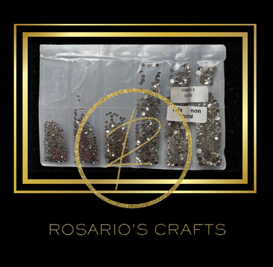 CRYSTAL GLASS FLATBACK RHINESTONES