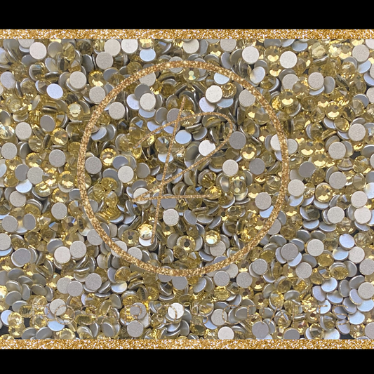 JONQUIL GLASS FLATBACK RHINESTONES